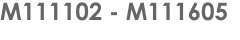 M111102 - M111605